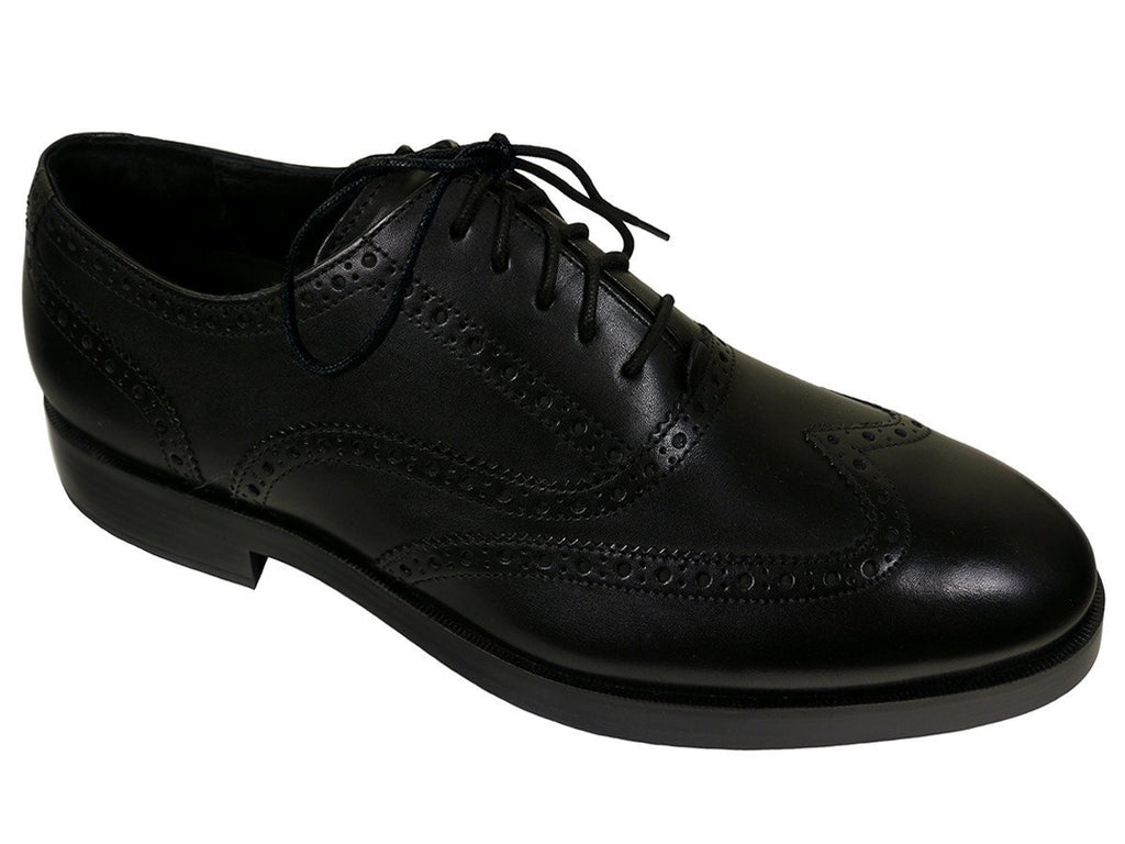 Cole Haan 23517 Leather Boy's Shoe - Wing Tip - Black - Heritage House ...