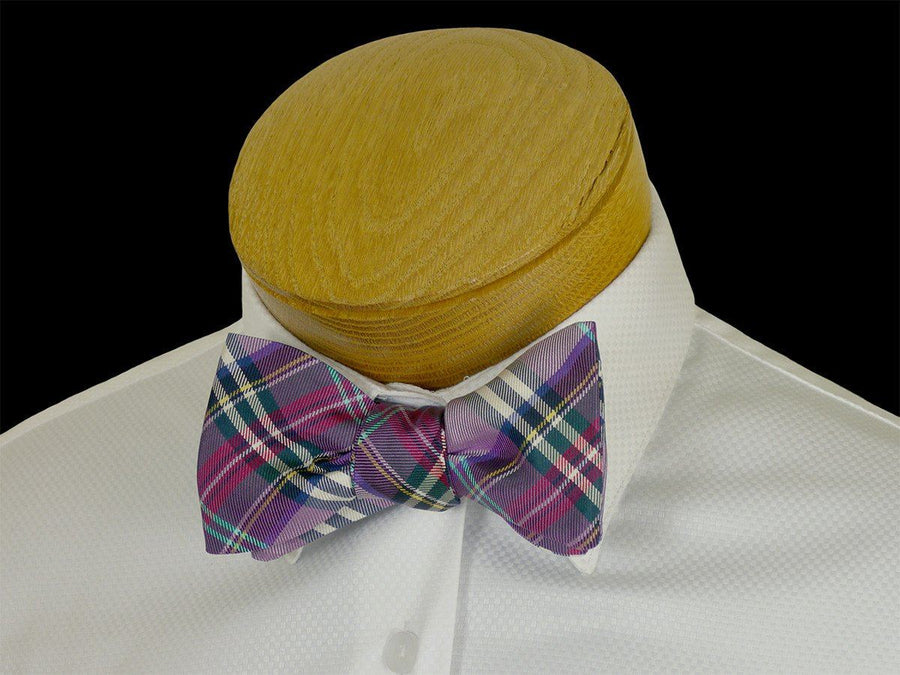 Boy's Bow Tie 23573 Purple Plaid - Heritage House Boy's Suits
