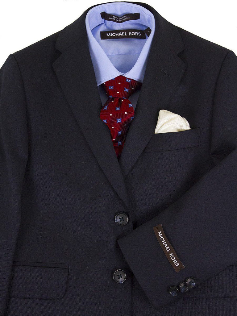 Michael Kors 24467 100% Wool Suit - Solid - Navy - Heritage House Boy's ...