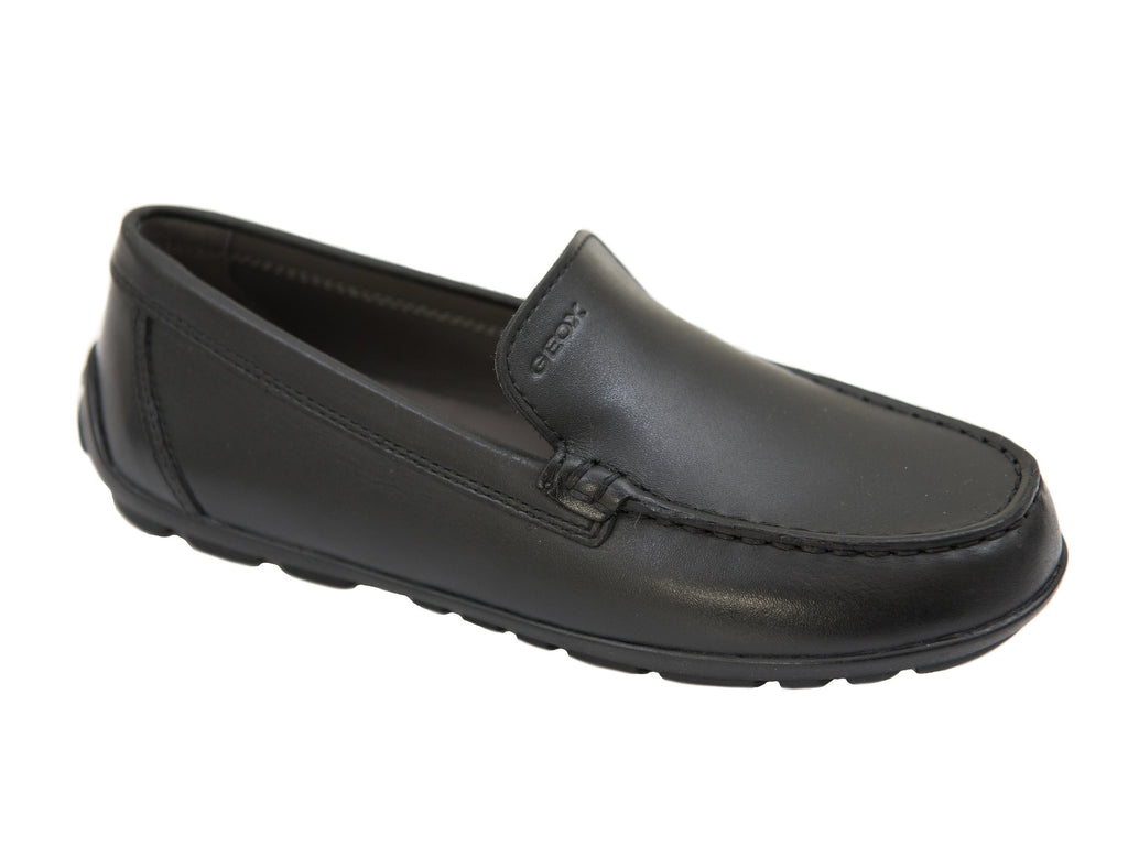 Boy's Driving Loafer- Plain-Black - Heritage House Suits