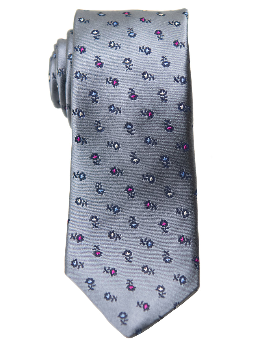 Dion  Boy's Tie - 32505 - Neat - Grey Multi