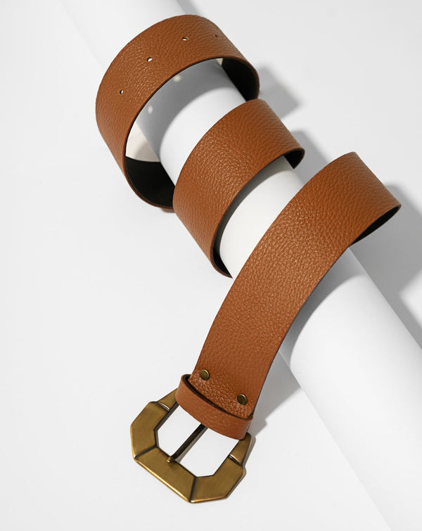 Josie - Cognac | Leather Belts | ADA Belt - ADA Collection Online