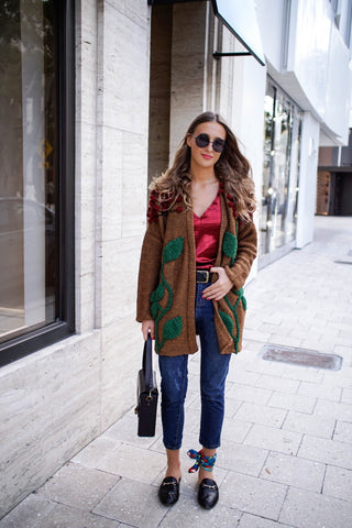 Cardigan + Belt