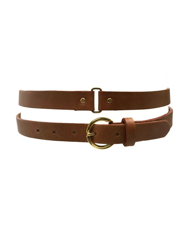 Leather Wrap Tan Belt | One Size Belt | Ada Belt – ADA Collection ...