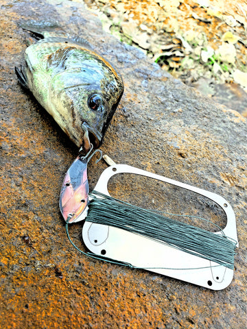 Hand Caster Fishing Card : 4 Finger Grip Fishing Handline Reel
