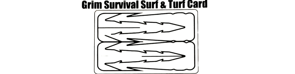 Surf and Turf Spear Card: Survival Spear For Small Game and Fish