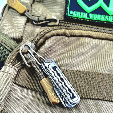 grim key micro lock pick keychain. This keychain lock pick is a great micro lock picking keychain set.