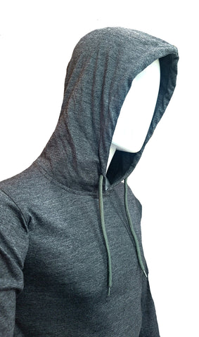 Tee Shirt Hoodie with hidden pockets EDC hoodie with secret pocket