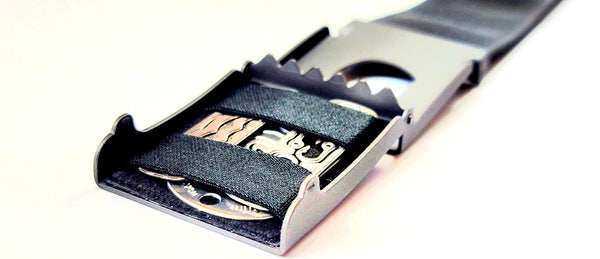 Wazoo Cache Belt  EDC Survival Belts with Hidden Pocket – Grimworkshop