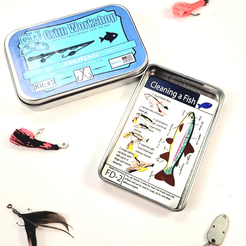 How to gut a fish or how to field dress a fish tip card