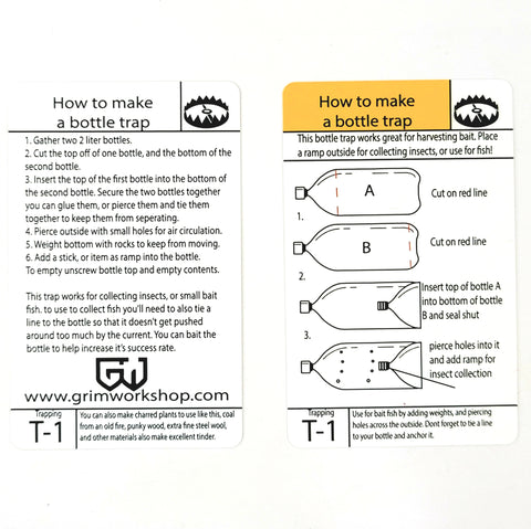 Bottle Trap Tip Card : How to Make a DIY Fish Trap and Insect Trap