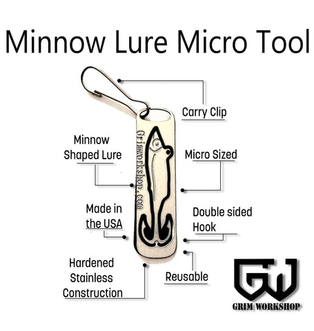 Stainless Steel Minnow Lure Micro Tool