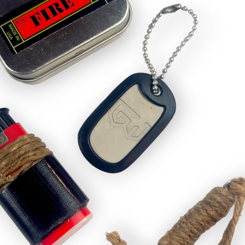 how to use a magnesium fire starter necklace is easy with the magnesium dog tag