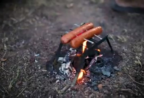 Bear Bones twig stove and pocket grill