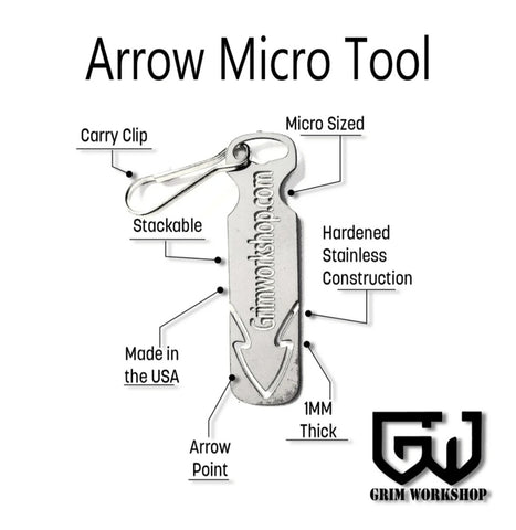 micro wilderness arrowhead tools