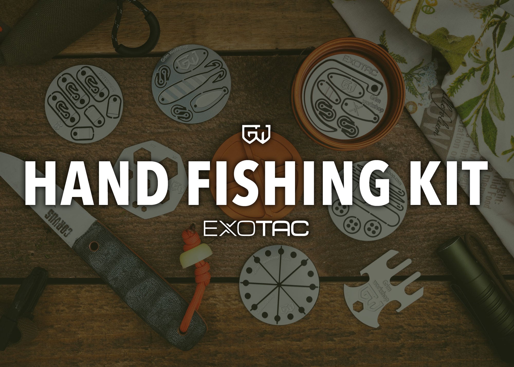 Hand Fishing Kit the exotac xREEL hand fishing reel