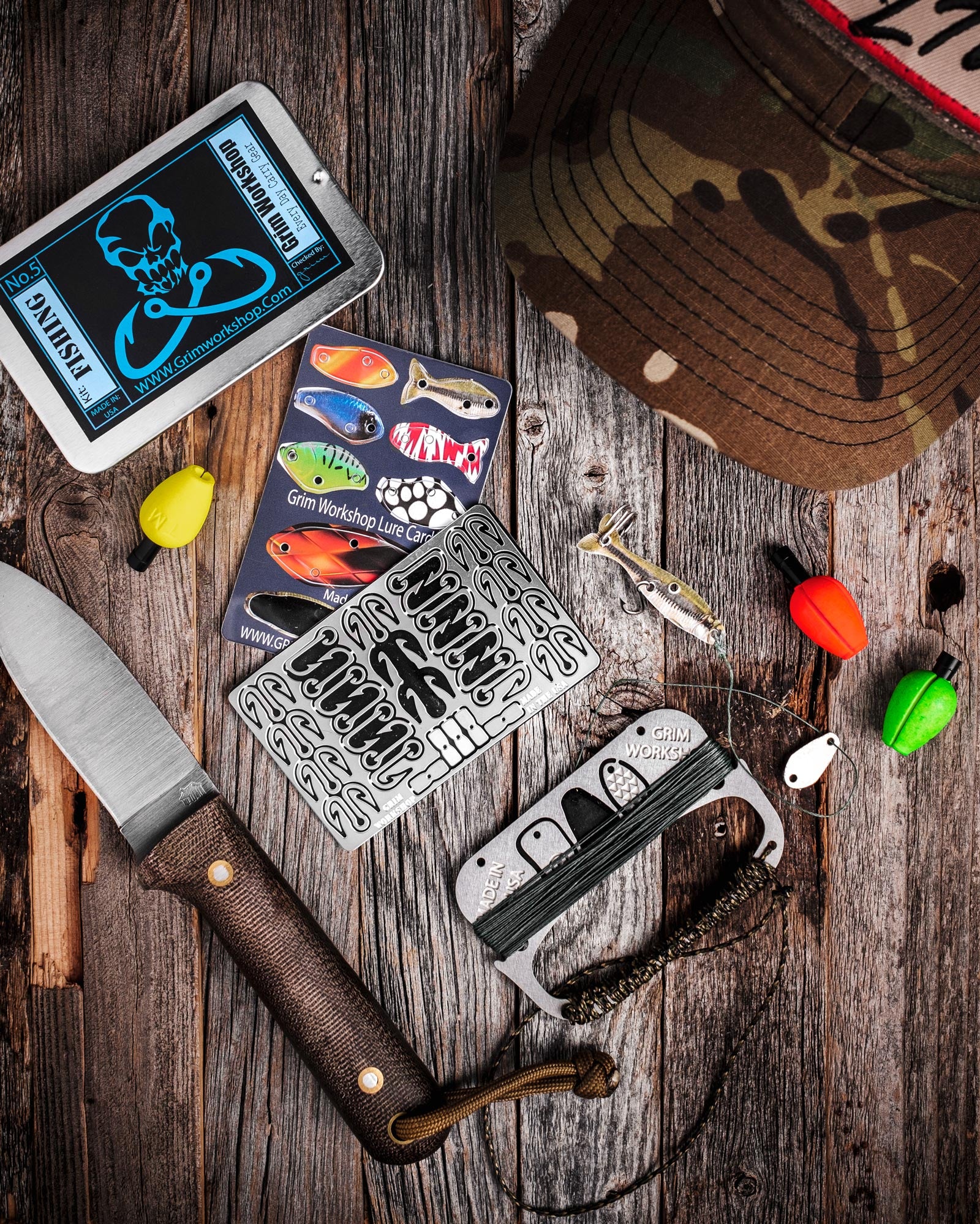 Survival Fishing Kit • See what contents to carry and how to use it –  Grimworkshop