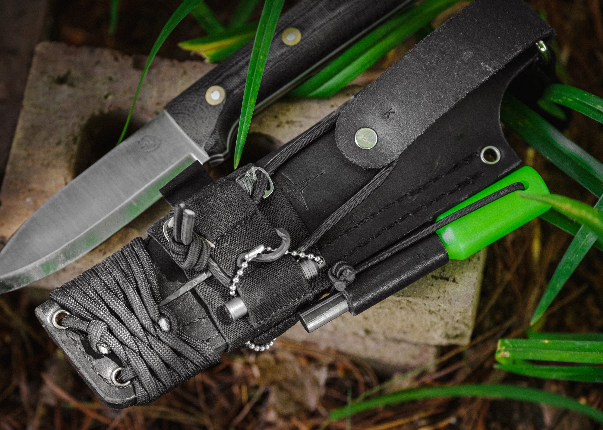 Survival Knife Kit on Survival Knife Sheath