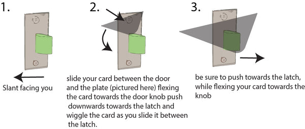 Shove It Tool - for bypassing door locks more easily