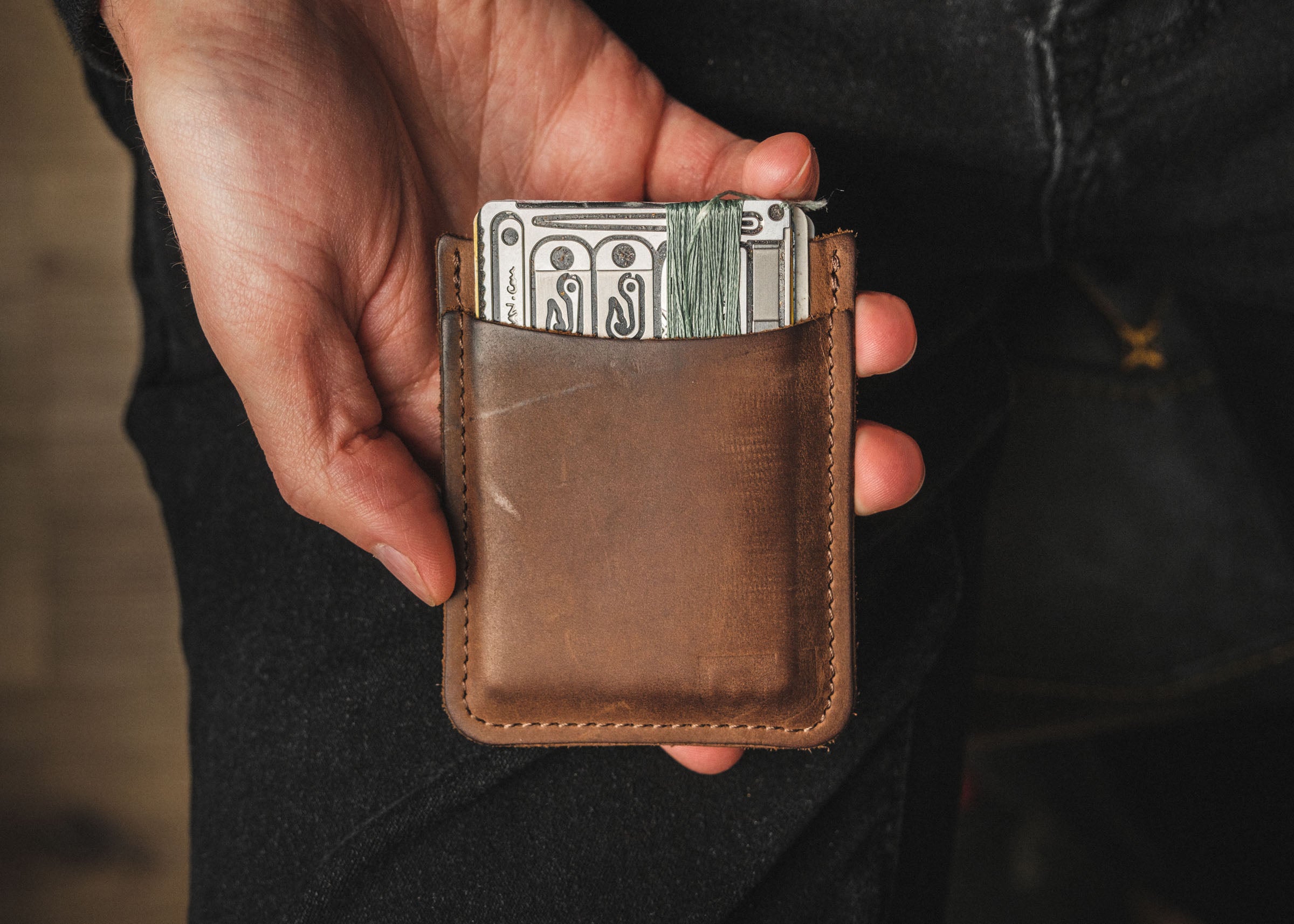 Leather Front Pocket Wallets – Grimworkshop