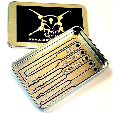 Lock Pick Card Wallet Lock Pick Set | Wallet lock picking set with a credit card lock pick set