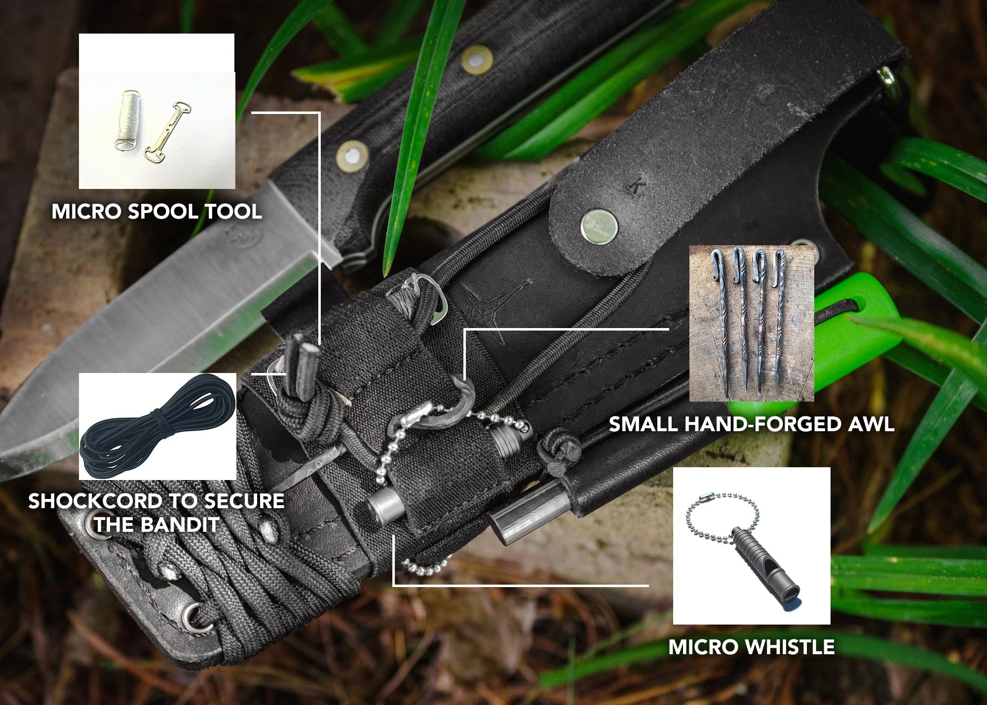 Other Carry Options for your Survival Knife Kit and survival knife sheath