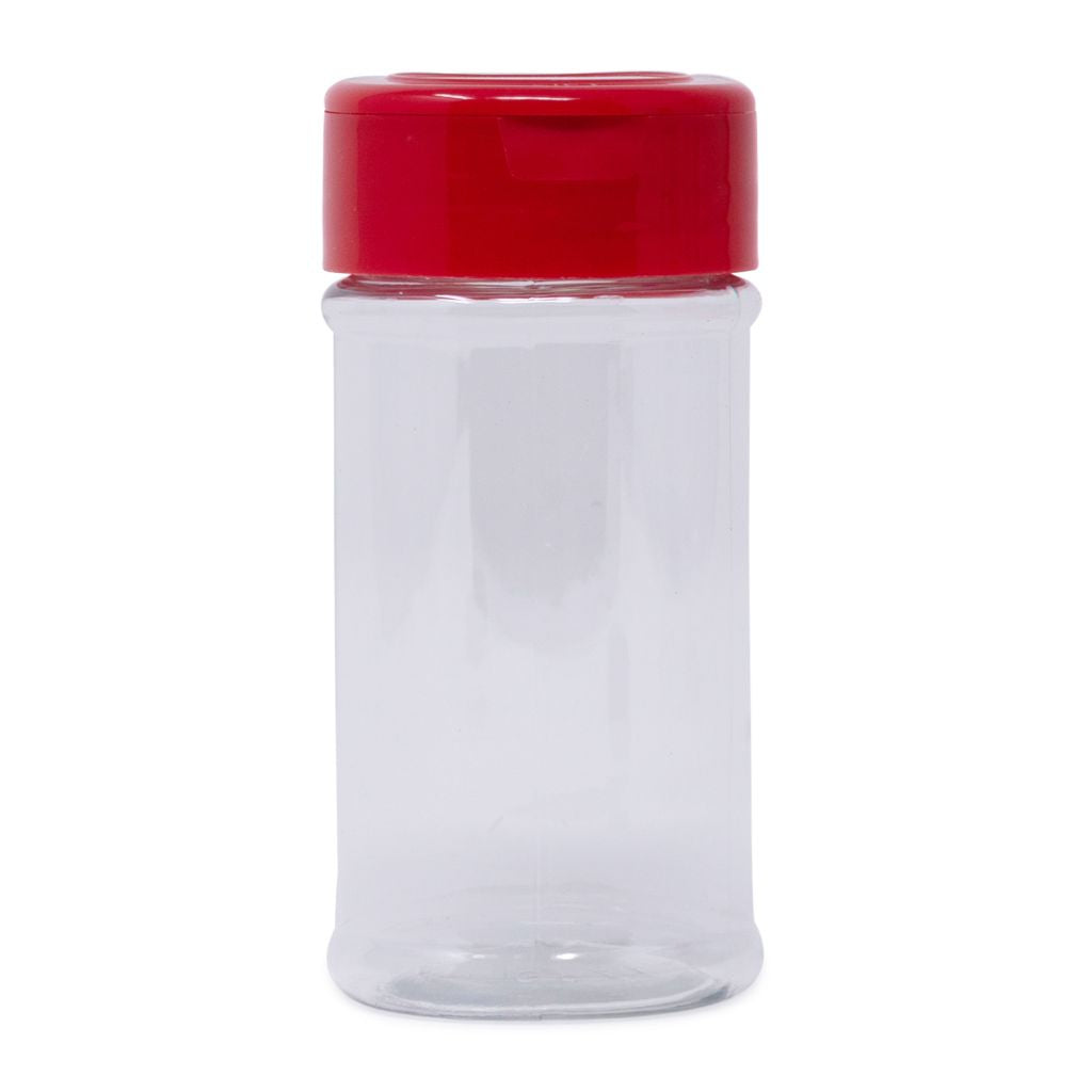 5.5 oz. Clear PET Plastic Spice Jar, 48mm 48-485