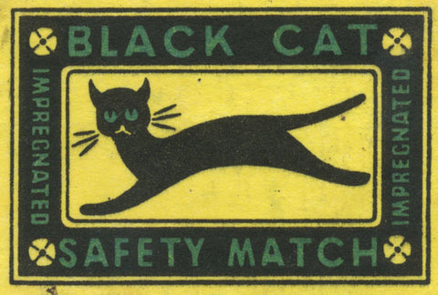 black cat safety matches