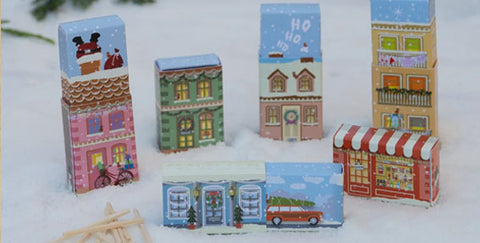 Marvling Bros Festive Houses Alternative Crackers