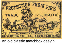 In A Matchbox - an old classic matchbox design