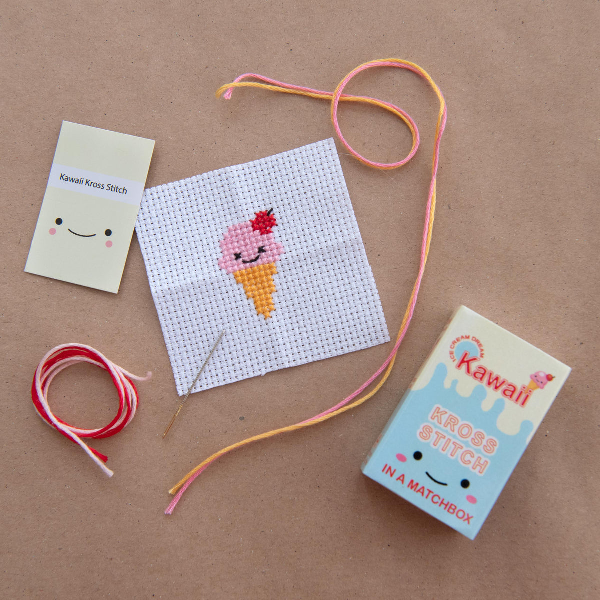 Sweet Pear Mini Cross Stitch Kit - 9346252011298