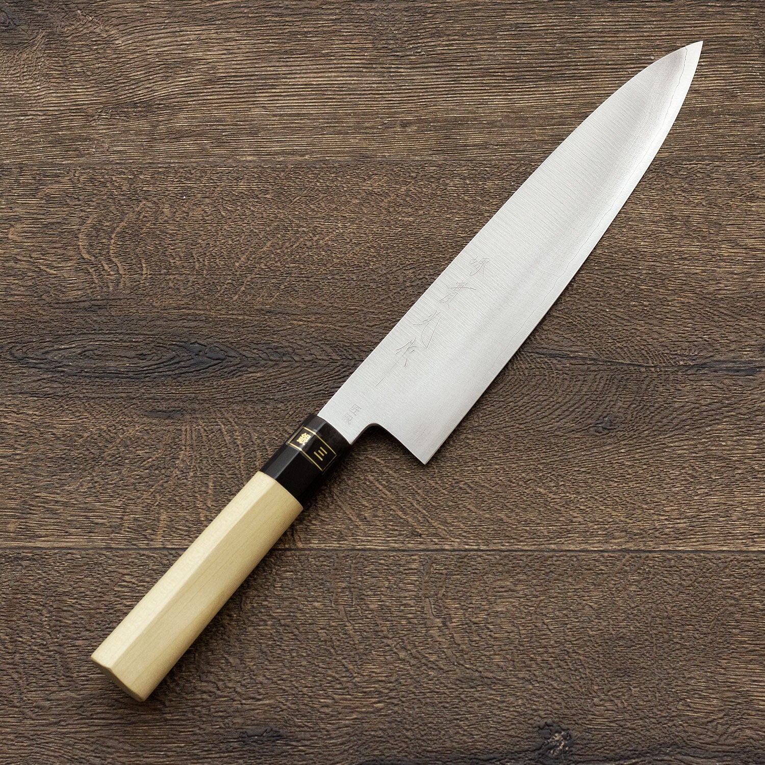 JIKKO Chef Ginsan Stainless Steel Gyuto Japanese Knife JIKKO Japanese   37633 