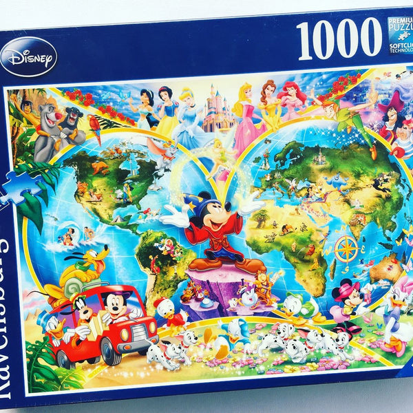 Disney World Map Puzzle 1000pc – The Coffee Apple