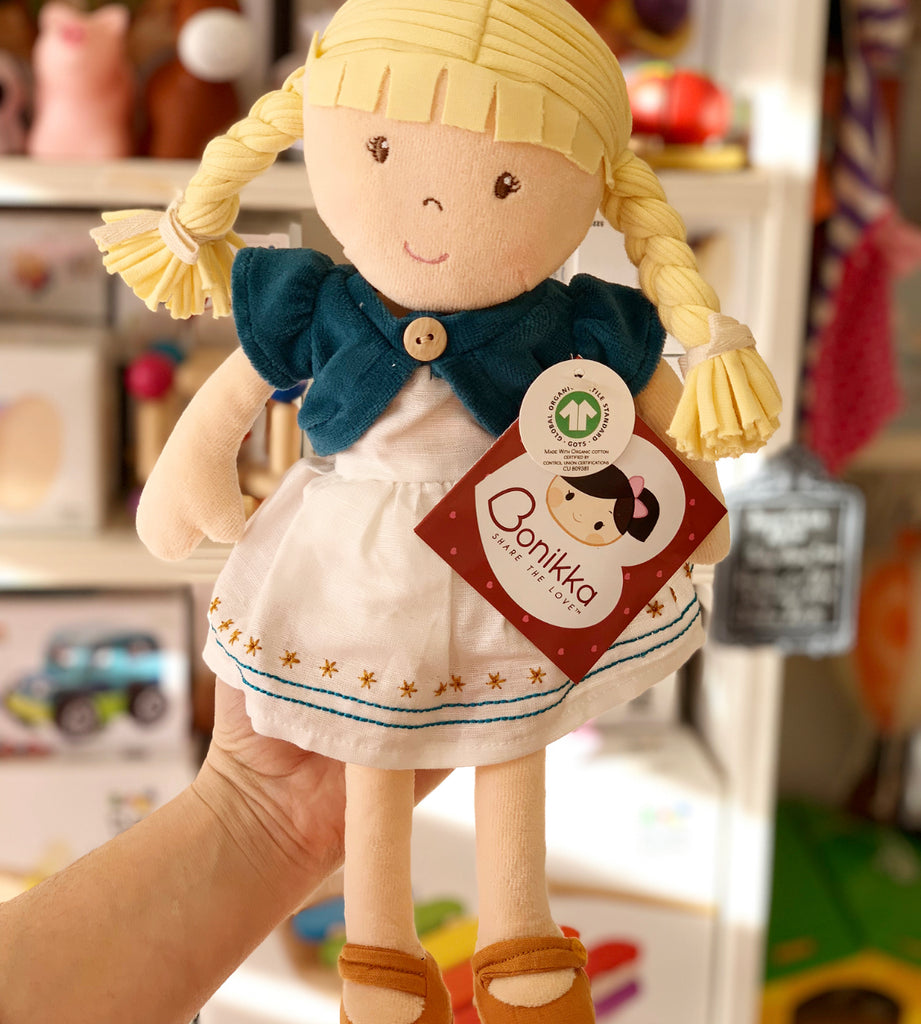 Lily Blonde Hair Organic Doll The Coffee Apple