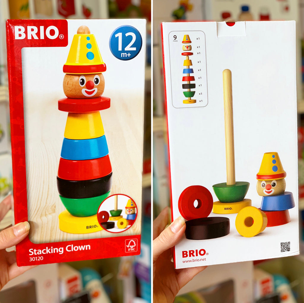brio stacking clown