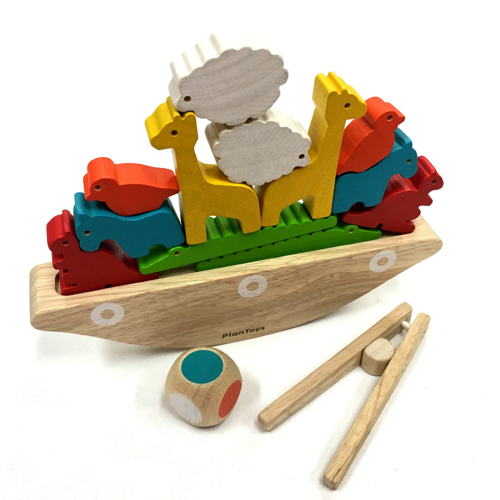 plan toys balancing boat