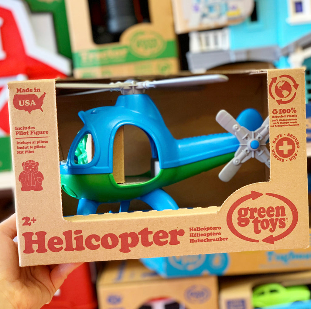 helicopter green toys