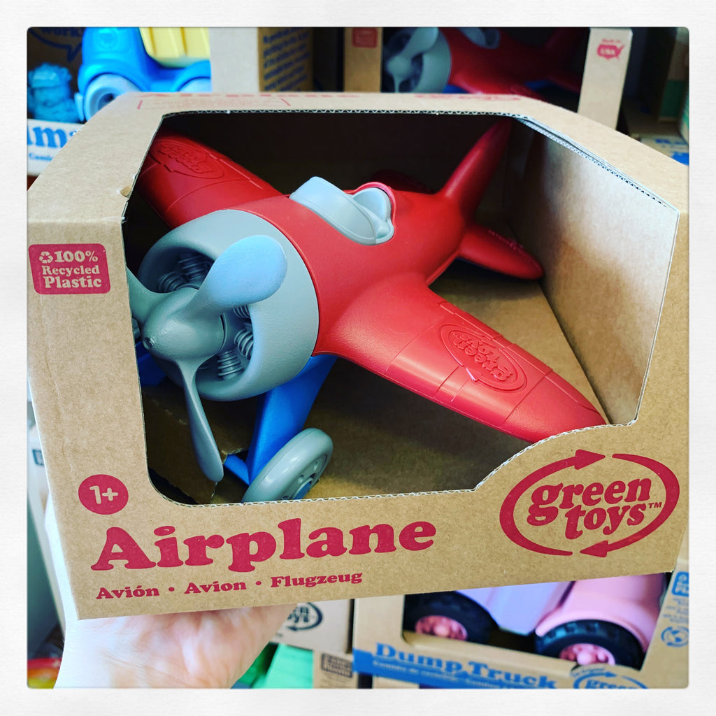 green toys airplane