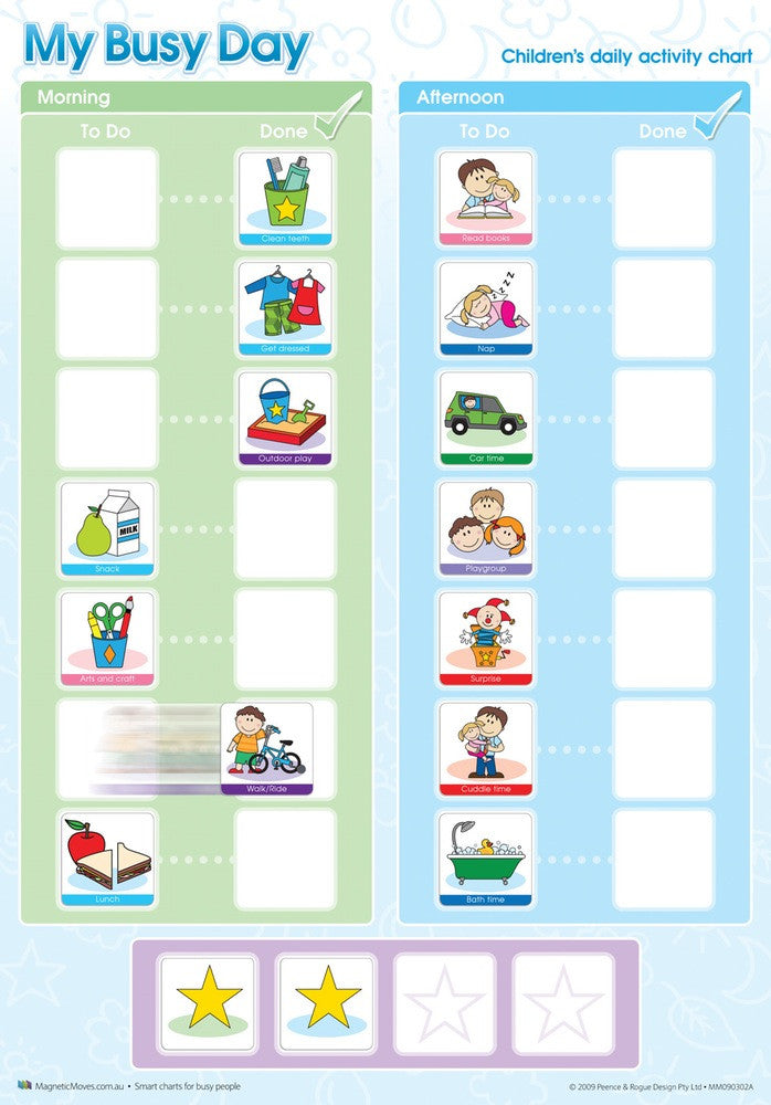 Routine Chart For 3 Year Old
