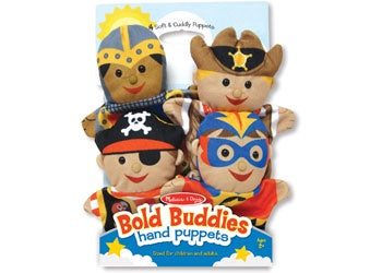 Bold Buddies Hand Puppets 4 Pack