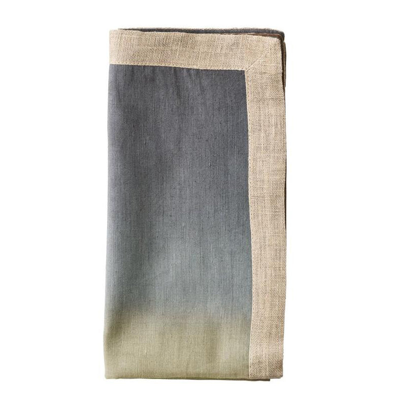 Kim Seybert Dip Dye Napkin in Beige, Taupe, & Gray