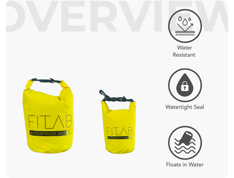 Waterproof Bag Overview Water Resistant, Watertight Seal and Floats in Water