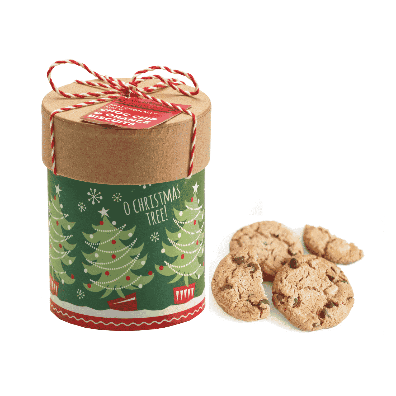 BISCOTTI FARMHOUSE BISCOTTI IN SCATOLA DI LATTA CON GATTINI NATALZI 22 -  Dolci pensieri gift