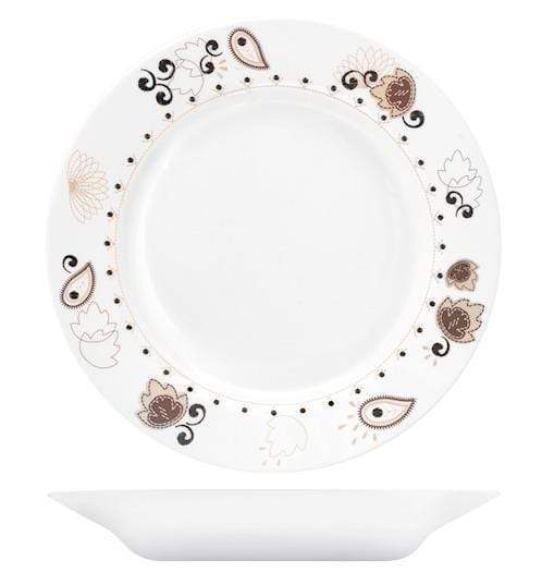 Set 18 PZ Piatti FRIDA in Porcellana con Decorazioni Fiori Colorati - Dolci  pensieri gift