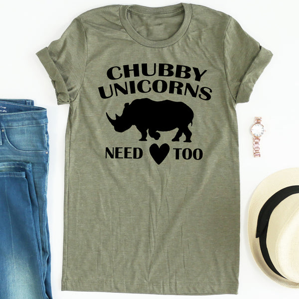 Chubby Unicorns tee