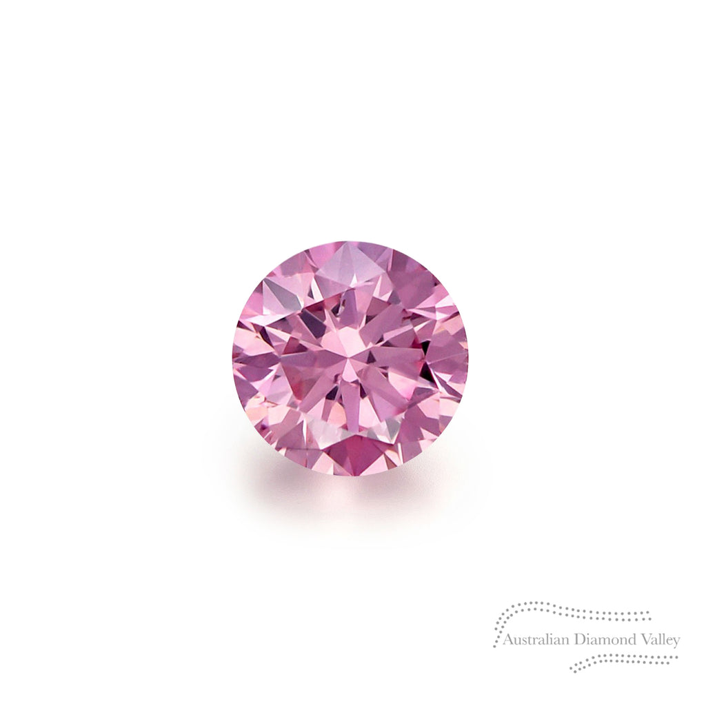 天然ピンクダイヤモンド】Pink Diamond 約2mm・2pcs - 各種パーツ