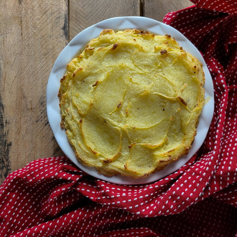 shepherd's pie overhead shot