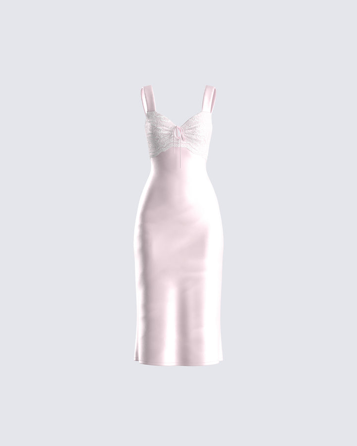 Backless Mika Dress (Pink) – LORETA
