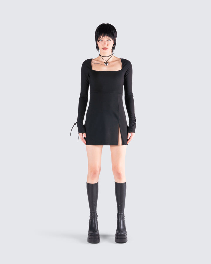 Mabel Mini Dress - Black