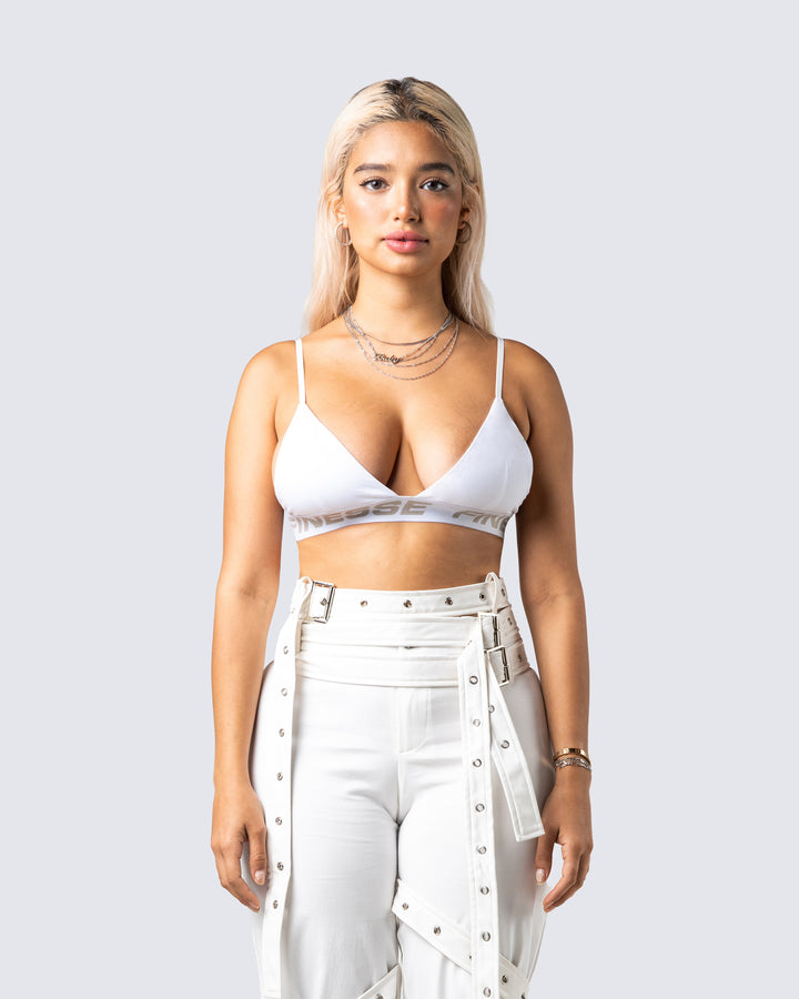 Yvette Sports Bralette Sports Bra 'Romy' in White